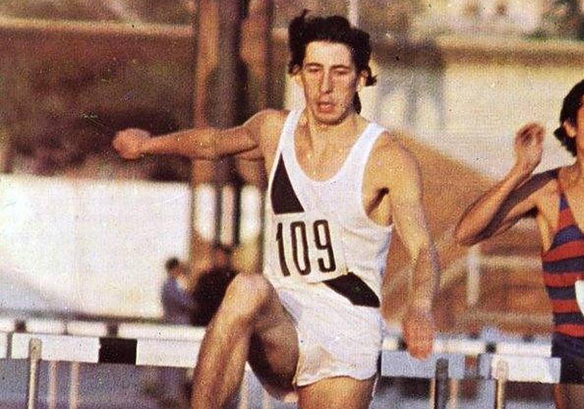 Marceliano Ruiz, en una competición en su gran año, 1981.