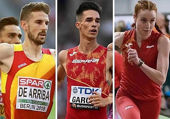 Álvaro de Arriba, Mario García y Lorena Martín.