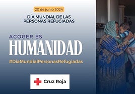 Imagen del cartel de Cruz Roja por el 20 de junio