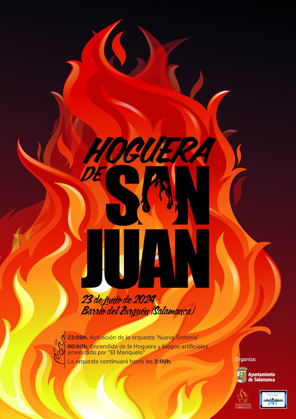 Cartel de la hoguera de San Juan