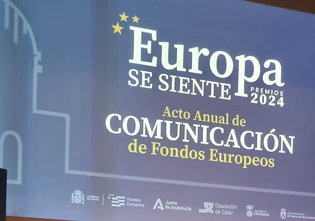Cartel del Premio Nacional de Fondos Europeos