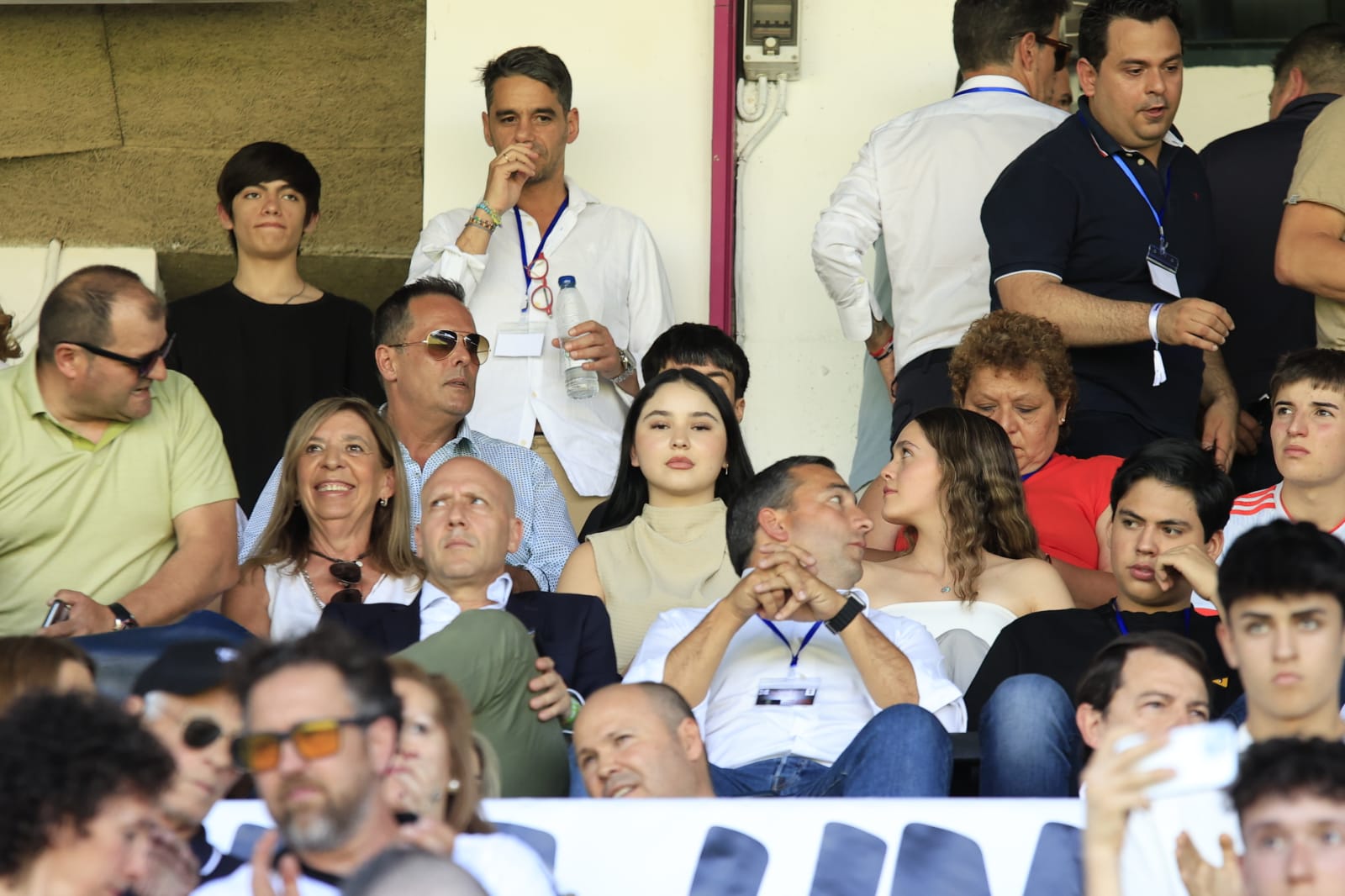 El palco del Helmántico, repleto