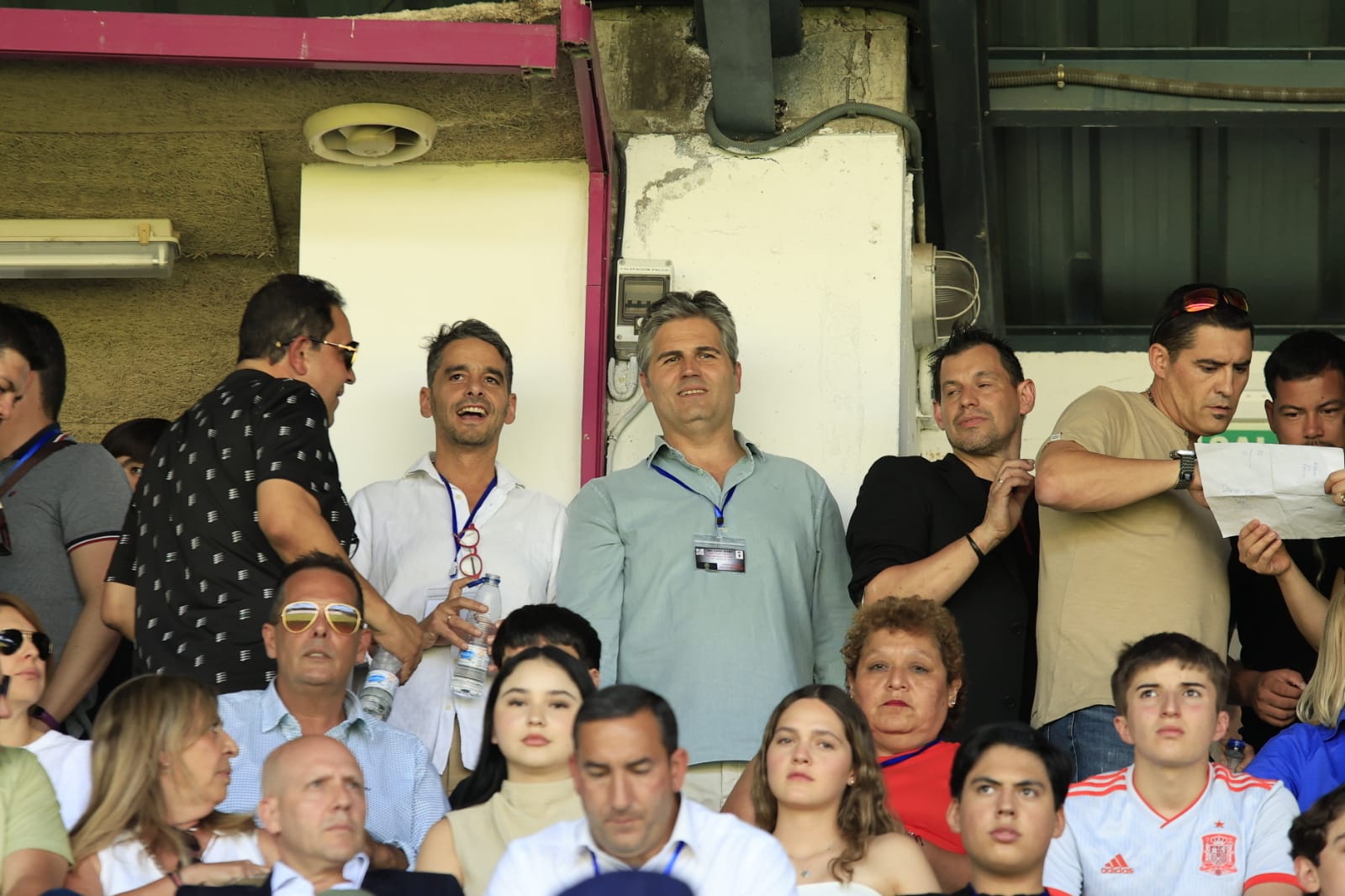 El palco del Helmántico, repleto