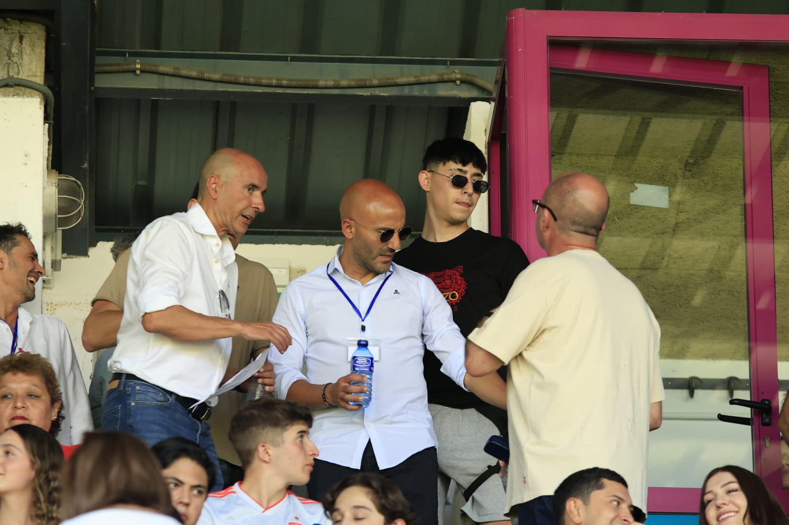 El palco del Helmántico, repleto