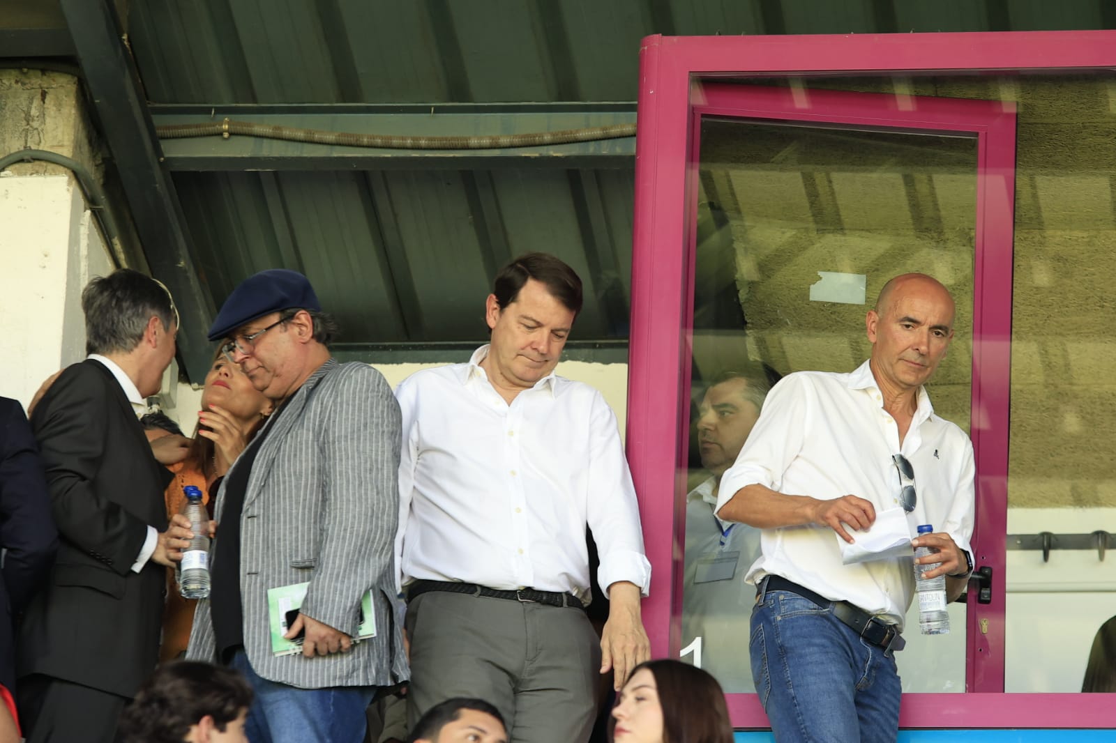 El palco del Helmántico, repleto