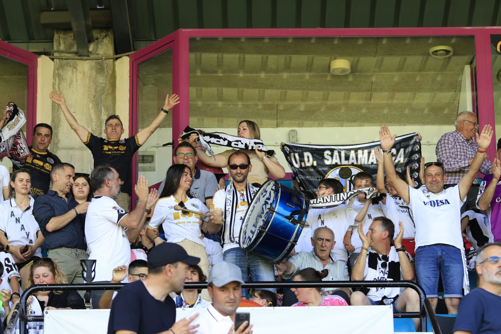 La grada del Helmántico, en la final por el ascenso a Segunda RFEF