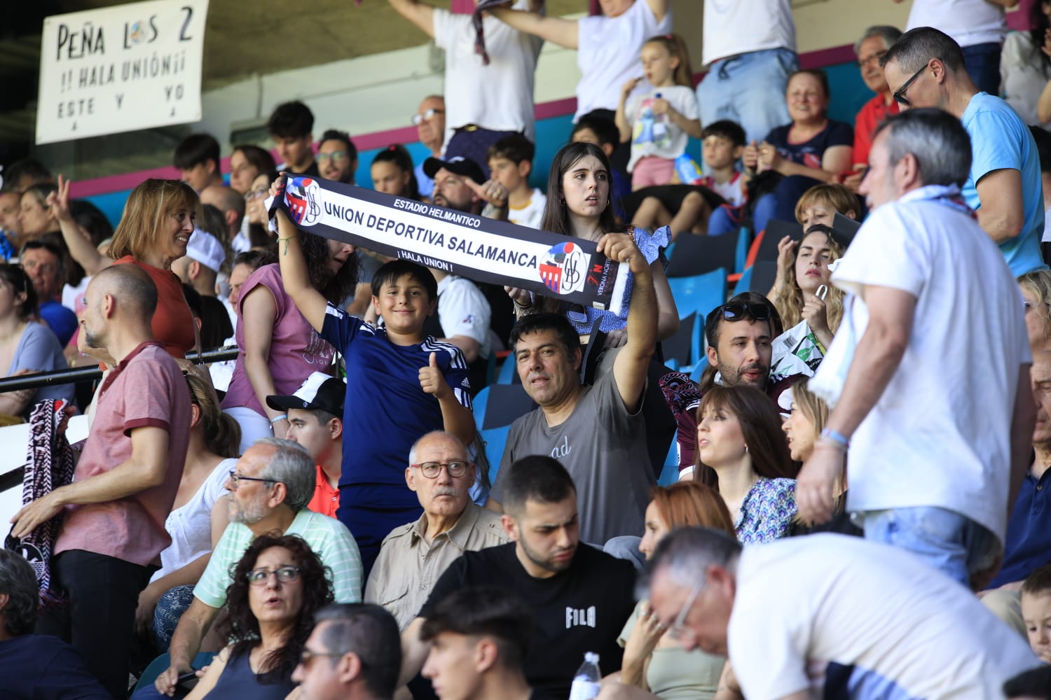 La grada del Helmántico, en la final por el ascenso a Segunda RFEF