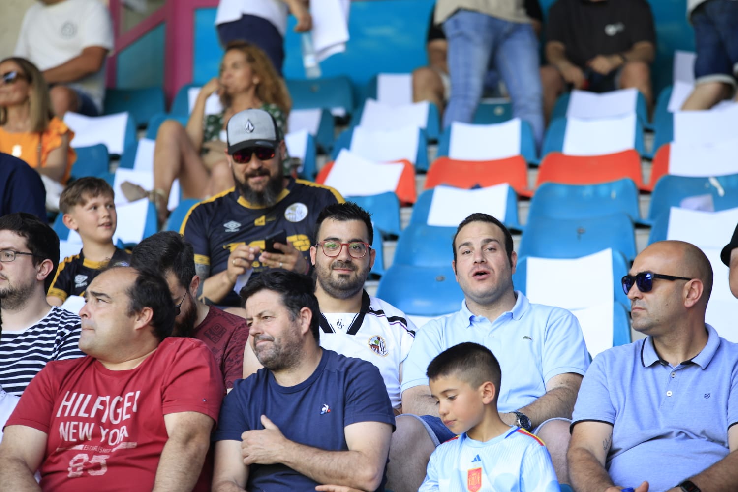 La grada del Helmántico, en la final por el ascenso a Segunda RFEF