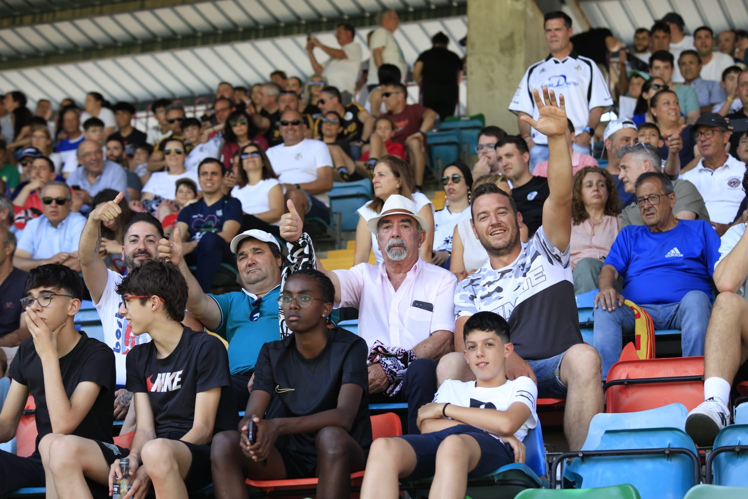 La grada del Helmántico, en la final por el ascenso a Segunda RFEF
