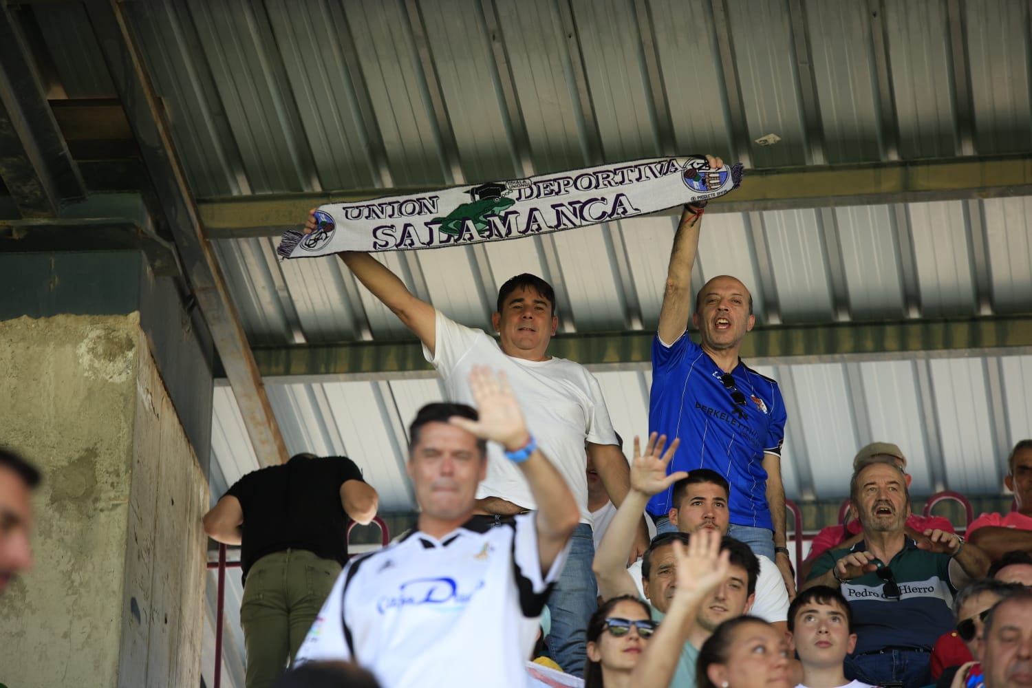 La grada del Helmántico, en la final por el ascenso a Segunda RFEF