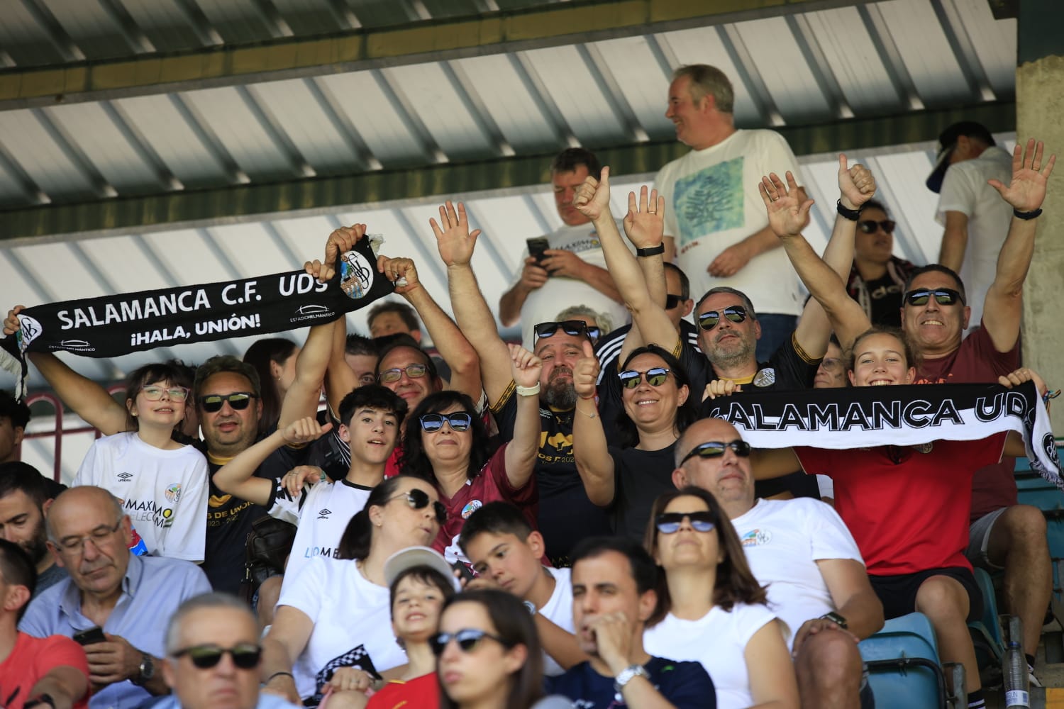 La grada del Helmántico, en la final por el ascenso a Segunda RFEF