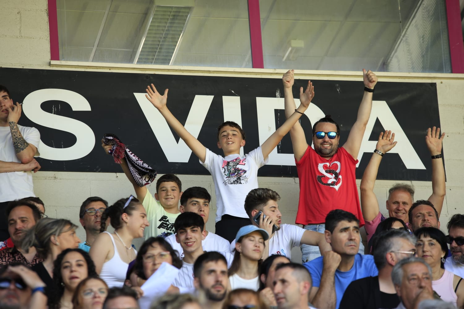 La grada del Helmántico, en la final por el ascenso a Segunda RFEF