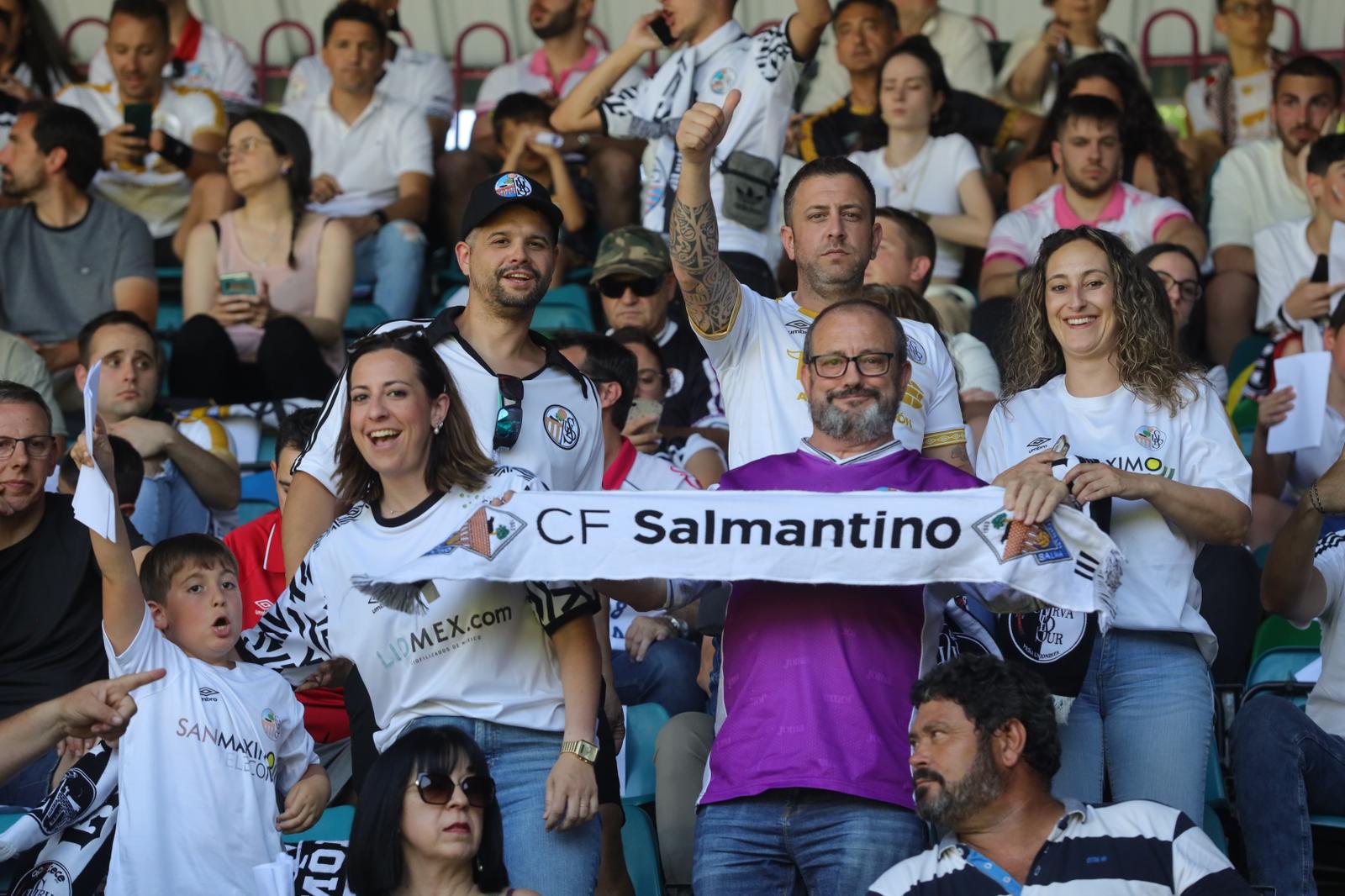 La grada del Helmántico, en la final por el ascenso a Segunda RFEF