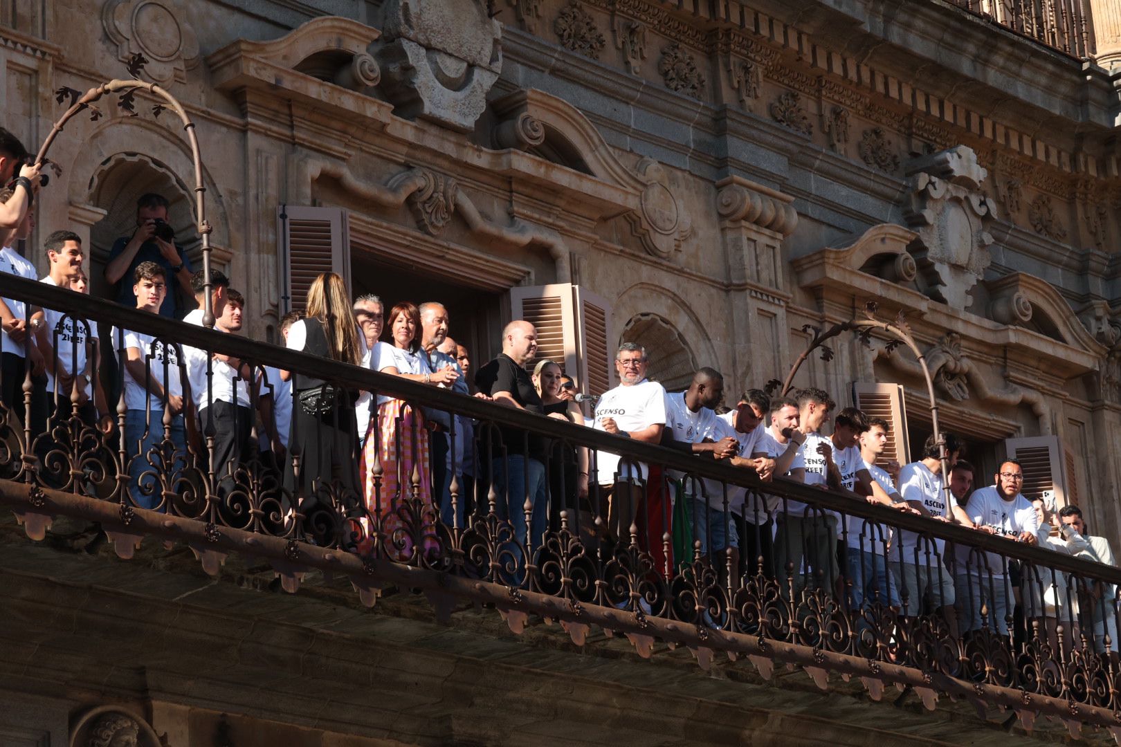 El Salamanca UDS ofrece su ascenso a la ciudad en el Ayuntamiento