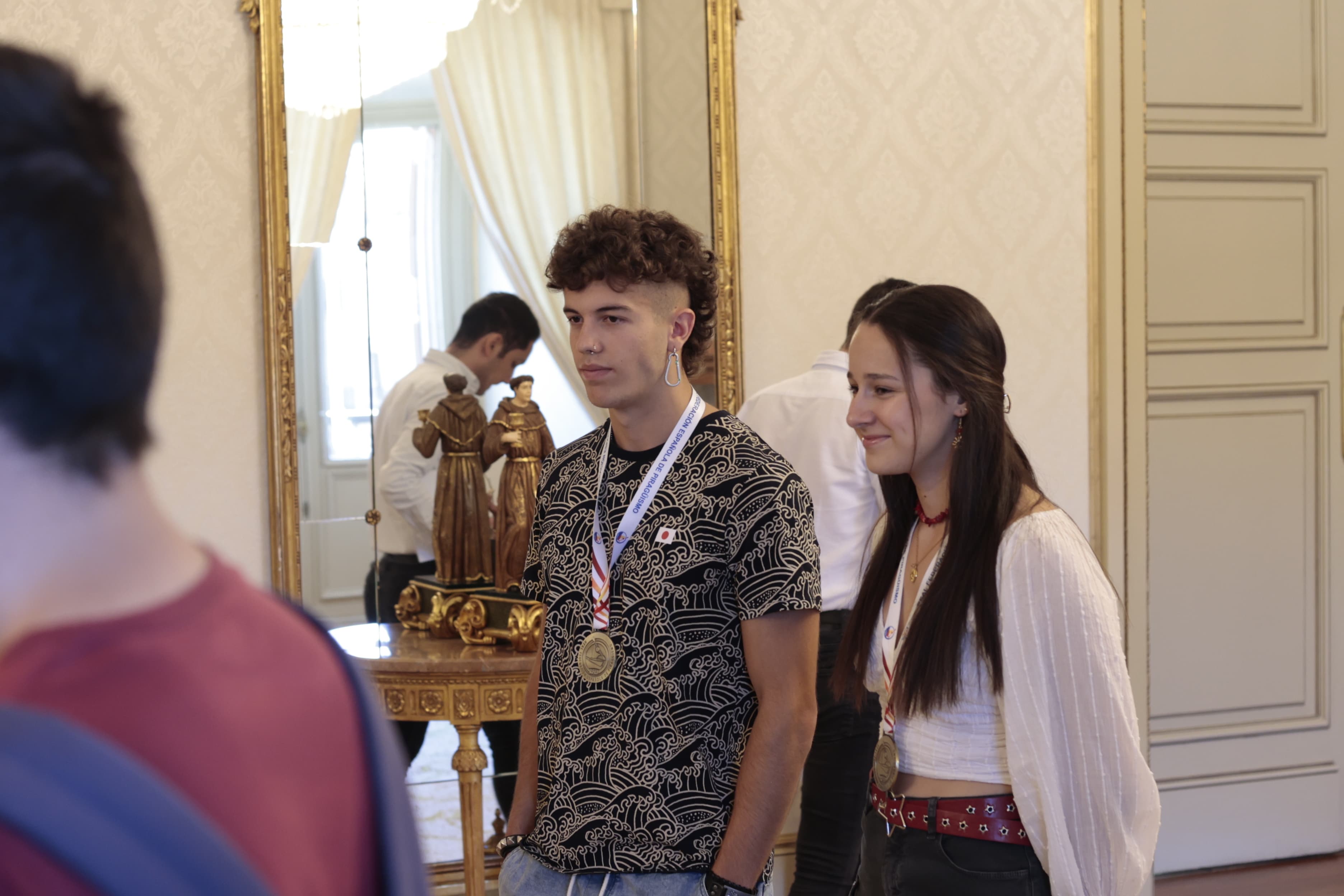 Carbayo recibe a los piragüistas salmantinos ganadores del oro