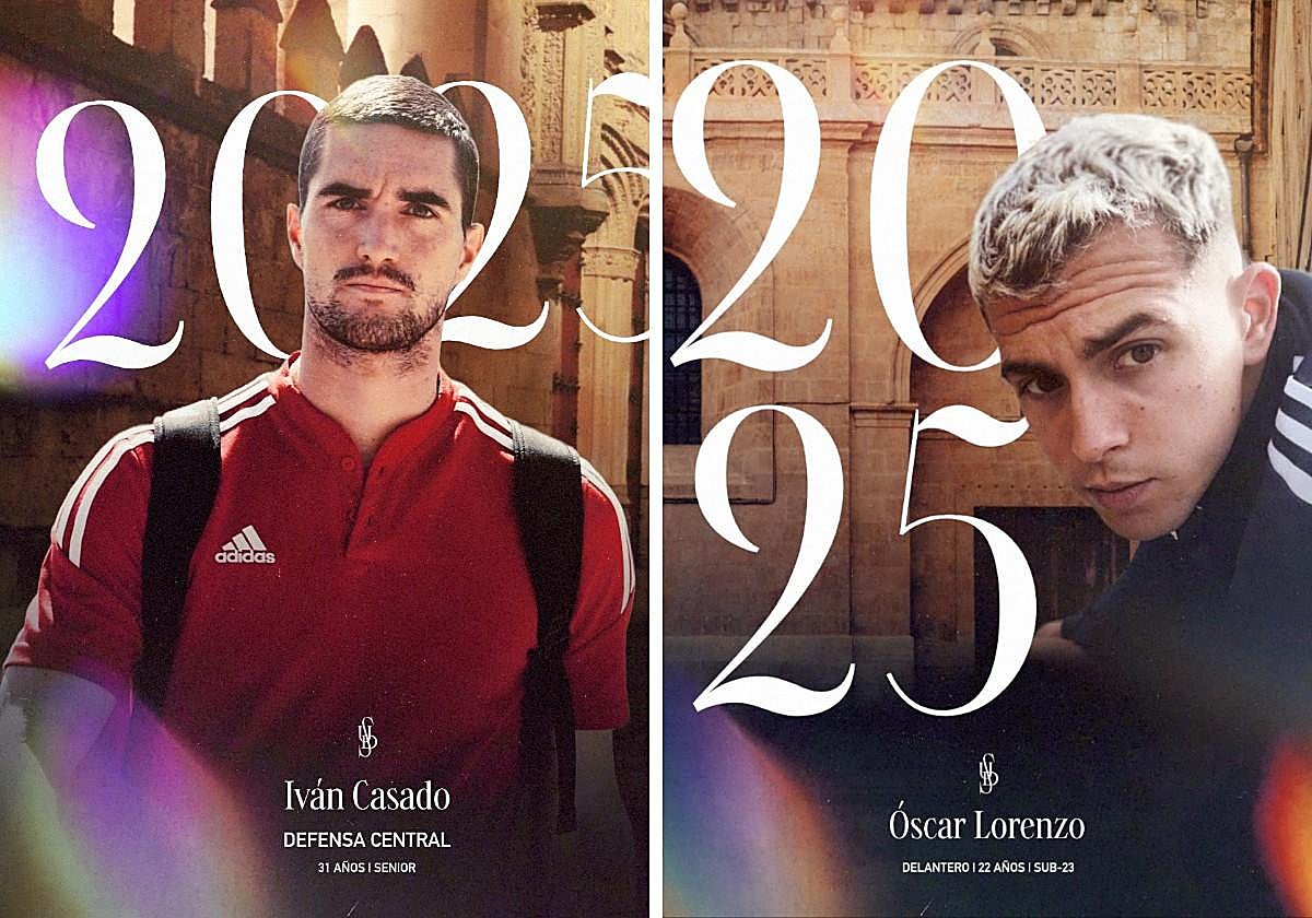 Iván Casado y Óscar Lorenzo, nuevos jugadores del Salamanca CF UDS