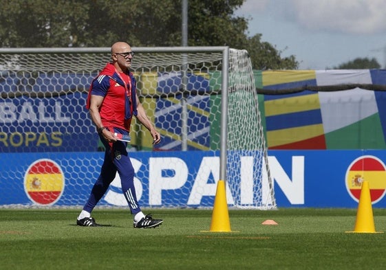 El seleccionador nacional Luis de la Fuente.