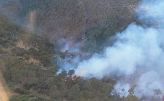 Incendio en San Esteban del Valle, Ávila.