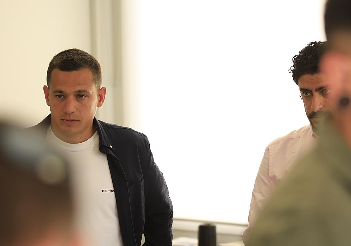 Dani Llácer y Rubén Andrés, entrenador y director deportivo de Unionistas