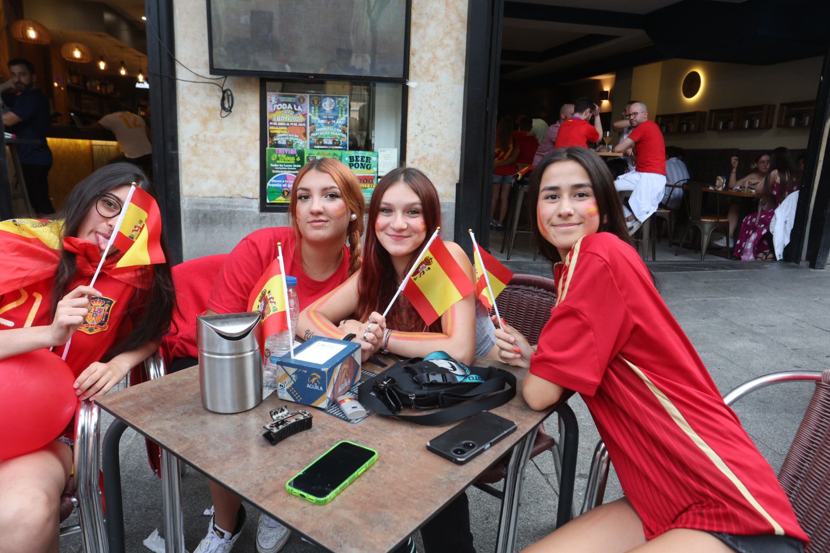 La Plaza Mayor espera la victoria de La Roja