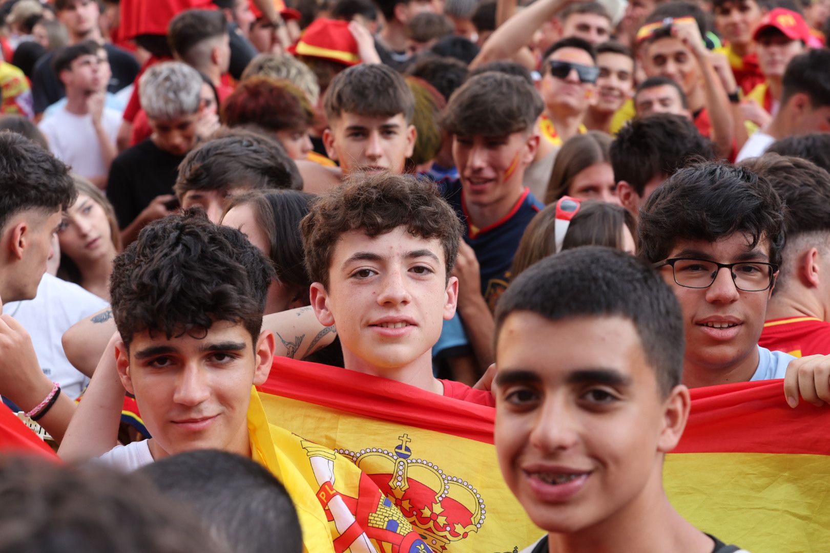 La Plaza Mayor espera la victoria de La Roja