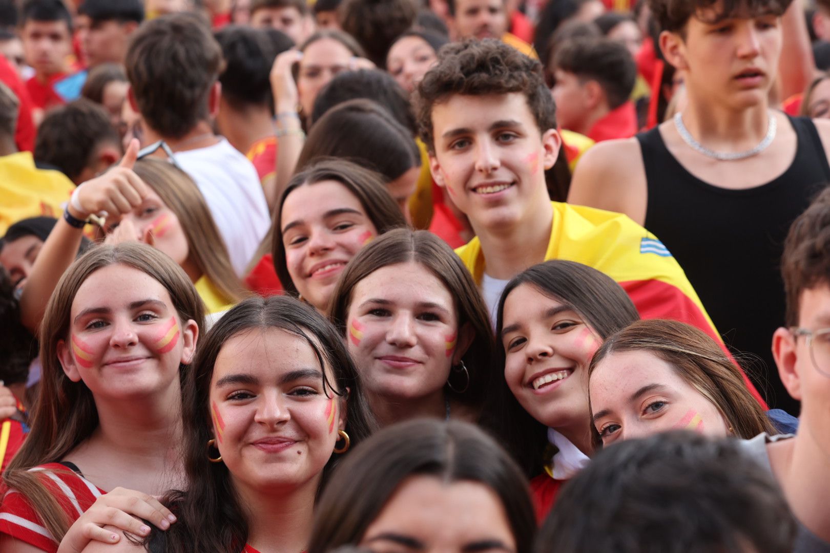 La Plaza Mayor espera la victoria de La Roja