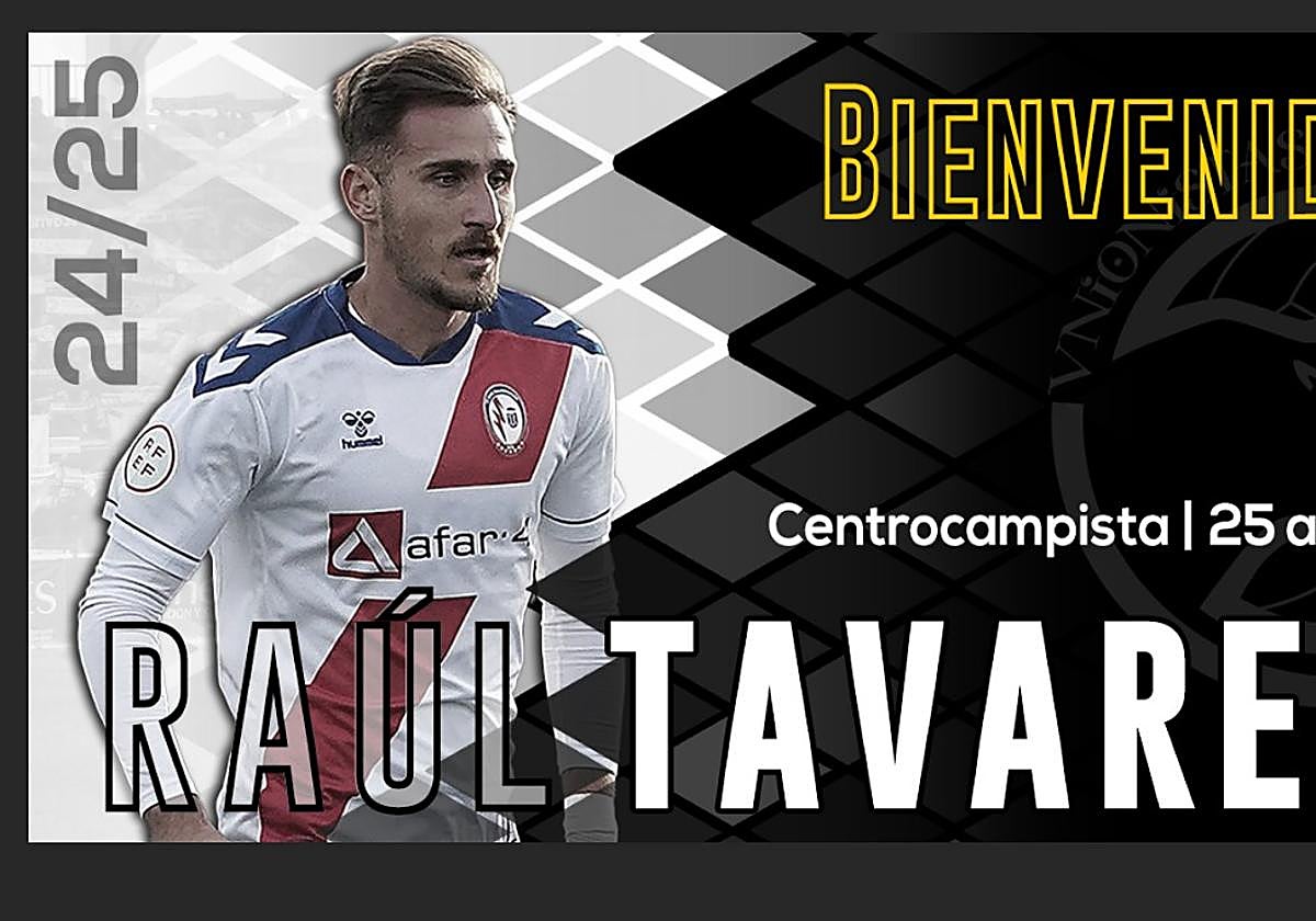 Raúl Tavares, refuerzo en el centro del campo para Unionistas