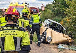 Accidente mortal de una mujer tras sufrir una salida de vía en El Bodón.