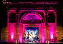 La compañía David Vento Dance Theater en la pasada edición de la Feria de Teatro de Castilla y León.