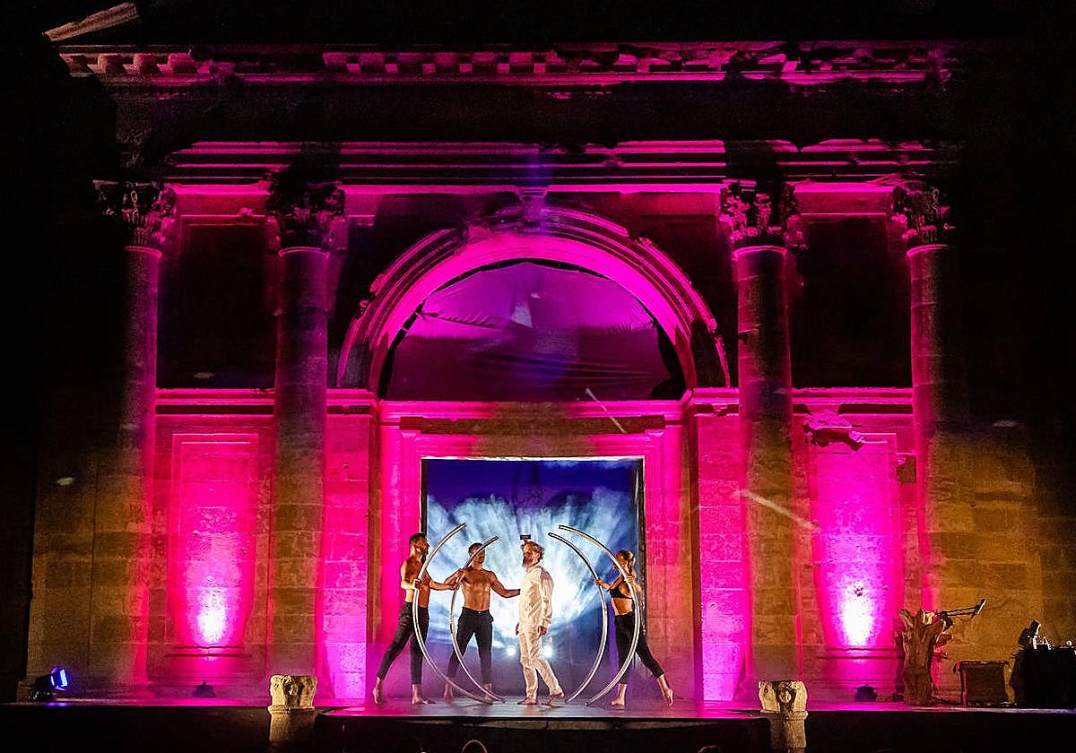 La compañía David Vento Dance Theater en la pasada edición de la Feria de Teatro de Castilla y León.