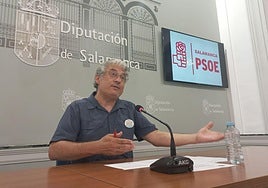 Fernando Rubio, portavoz del Grupo Socialista en la Diputación Provincial de Salamanca.