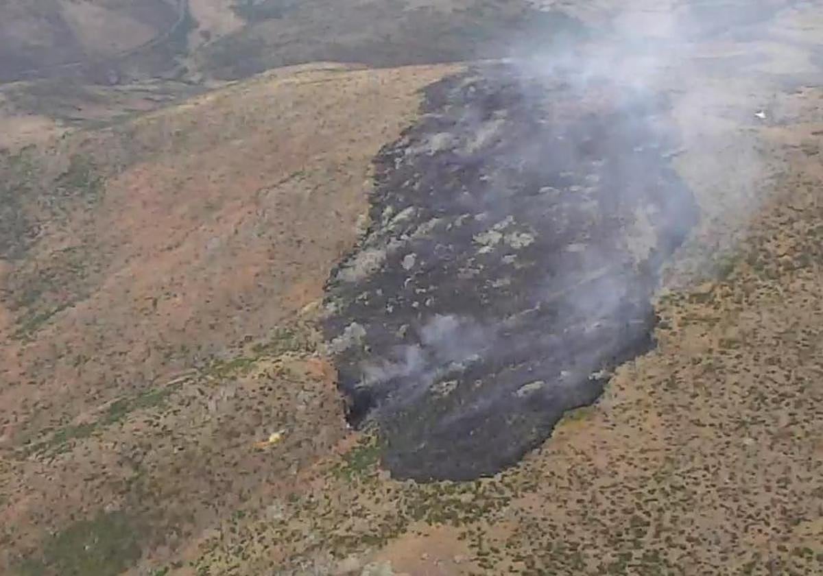 Imagen de archivo de un incendio anterior.