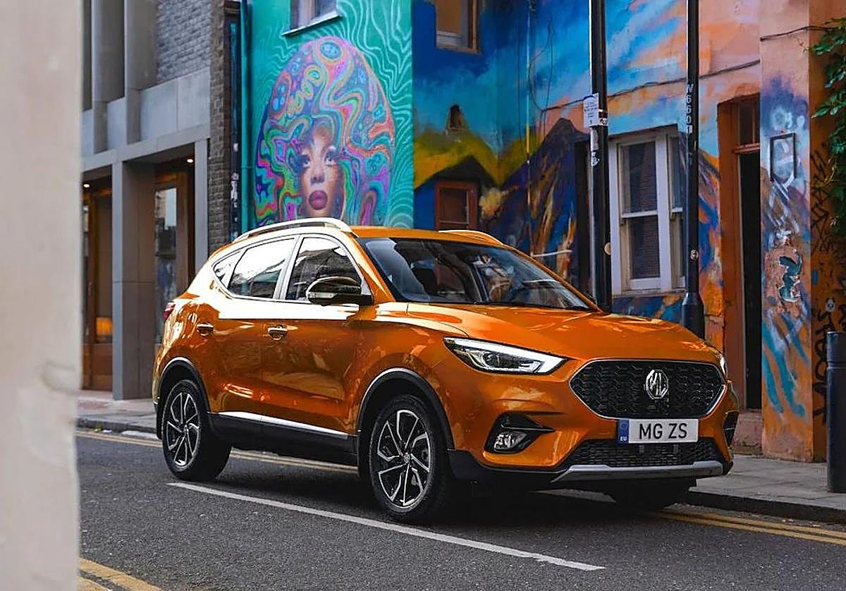 Un vehículo de la marca MG
