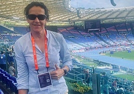 Yolanda Reyes, en el último Europeo de Roma de atletismo.