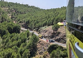 Imagen del lugar del accidente