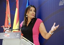 La secretarario de organización del PSOE, Ana Sánchez.