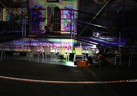 Una de las atracciones afectadas.