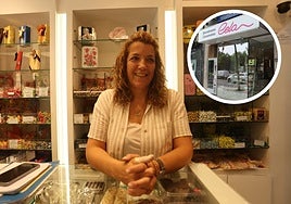 Encarna, propietaria de Caramelos Cela.