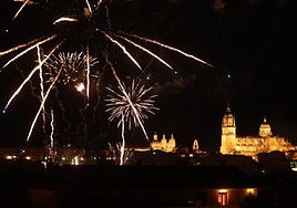 Estallido de luz y sonido para iniciar las fiestas