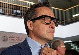 Corchado, en su visita al campus de Zamora.