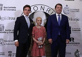 María Caamaño Múñez, en un acto oficial de su fundación.
