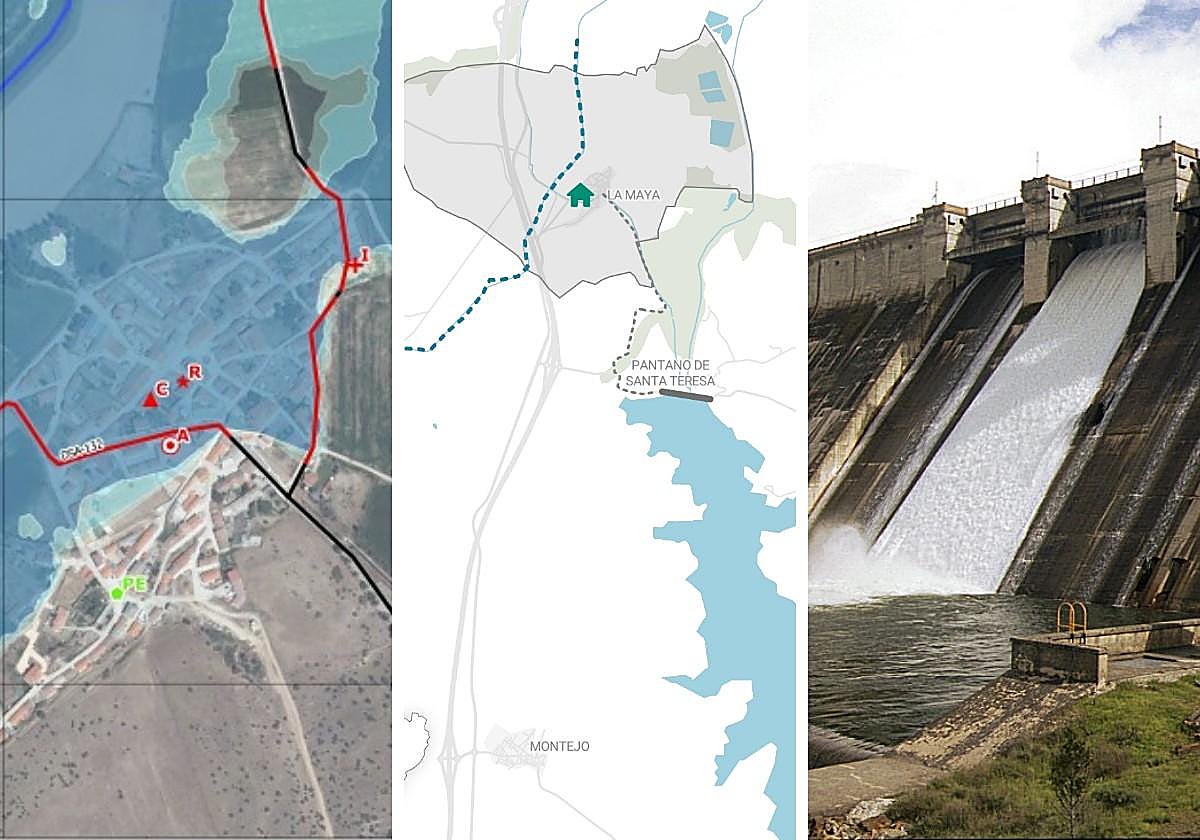 El pueblo de Salamanca que vive bajo un gran presa y en riesgo por un minúsculo arroyo