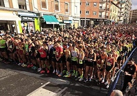 Salida de la última San Silvestre Salmantina.