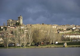 Foto panorámica de la localidad de Ledesma, en Salamanca.