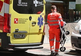 Foto de archivo de una ambulancia