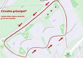 Circuito principal de la Carrera del PAvo.