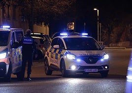 Coche de la Policía Local en Salamanca.