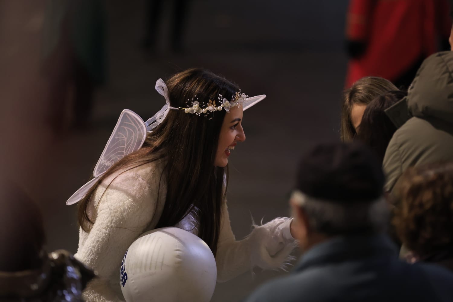 Papá Noel se deja ver en la Cabalgaza de Salamanca