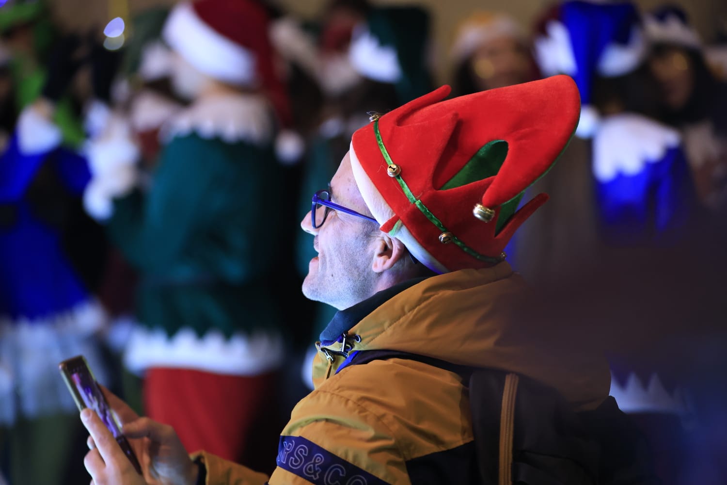 Papá Noel se deja ver en la Cabalgaza de Salamanca