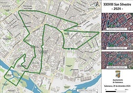 Los cortes de tráfico en Salamanca que provoca la 'San Silvestre Salmantina'